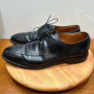 Allen Edmonds Wendell Mens Lace Up Derby Dress Shoes‎ Black Size 11.5 D
